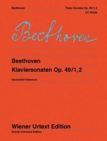 Beethoven: Sonatas G minor and G Major Opus 49/1 & 2 for Piano published by Wiener Urtext